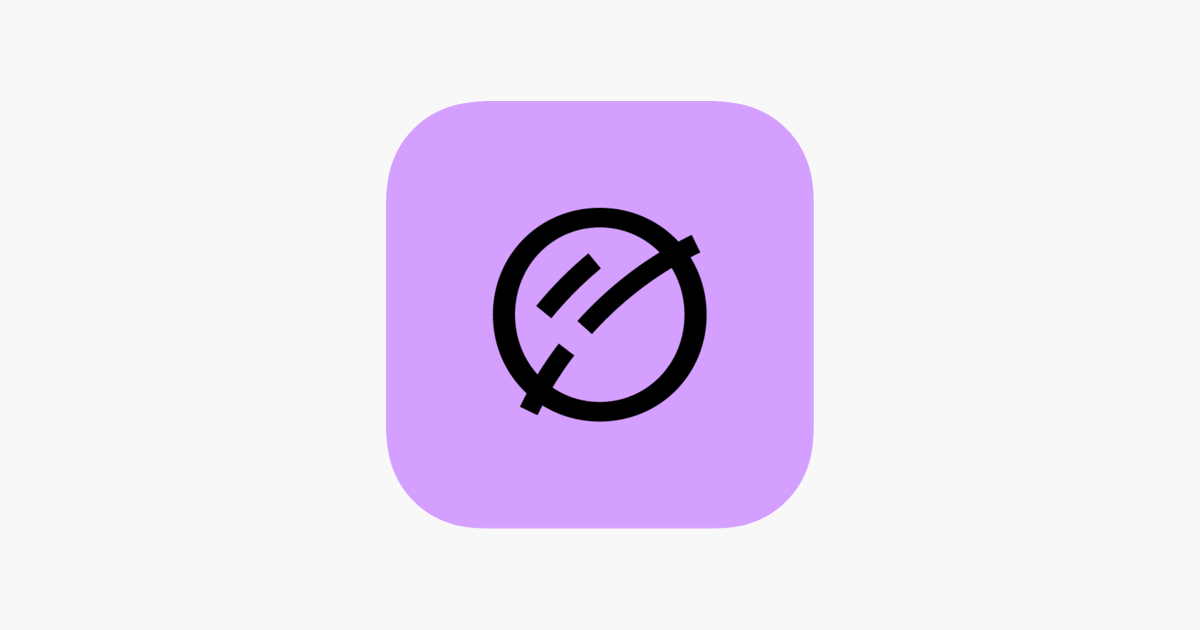 Genio Logo, purple with a circle in the middle